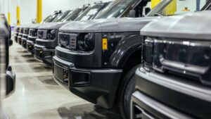 Inside the stealth EV production facility backed by Bezos